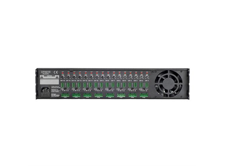 Audac DPA 616 - Sixteen channel Class D amplifier